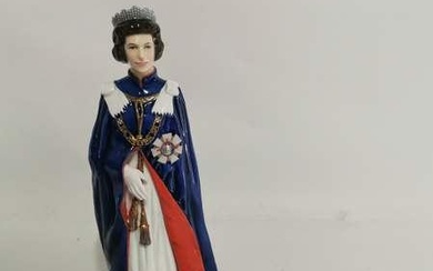 A Royal Doulton HN 2878 figure of the late Queen...