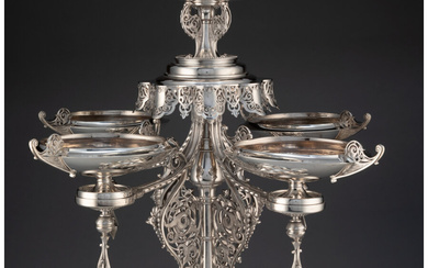 A Tiffany & Co. Silver Epergne Centerpiece for Tiffany & Co. (circa 1870)