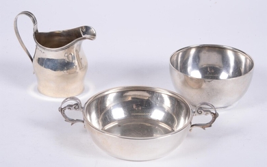 A Victorian silver bowl by Charles Edwards