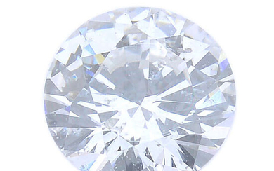 A brilliant-cut diamond, weighing 0.29ct, with report, within a security seal.