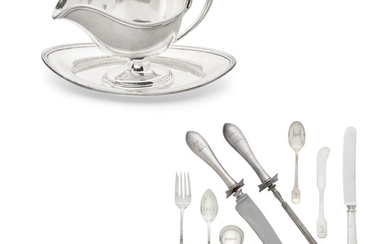 A collection of American sterling silver tableware and flatware