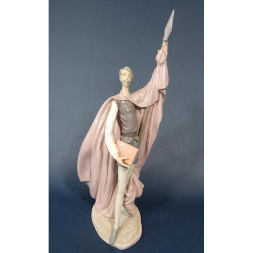 A large Nao figure of Don Quixote, 58 cm approximately
