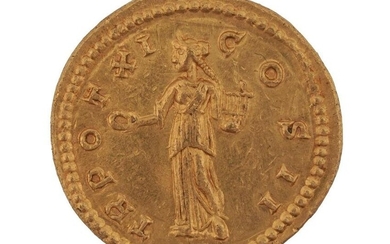 ANCIENT ROMAN GOLD COIN AUREUS 2ND CENTURY AC