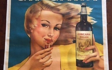 APERITIVO GINCANA - ORIGINAL 1940 ITALIAN LB ALCOHOL