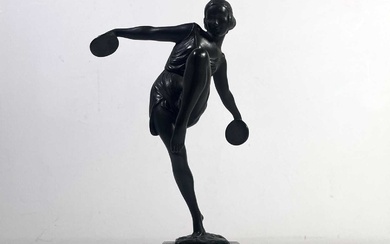 ART DECO FIGURE BY FAVRAL.