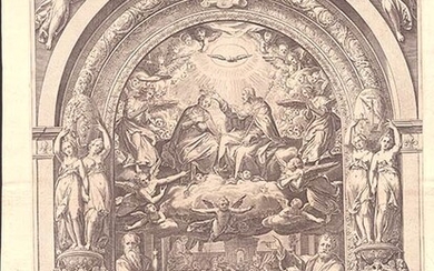Aaftermo Scultori (1530-1585) after Federico Zuccari Saints Lorenzo, Sixtus, Peter...