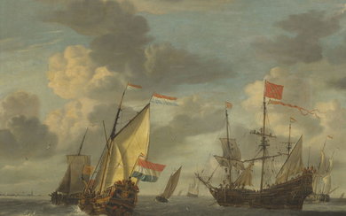 Abraham Jansz. Storck (Amsterdam 1644-1708), Dutch men-o-war