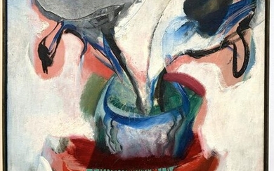 Abstract Painting by K. McKinnell 1962