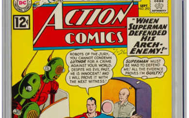 Action Comics #292 (DC, 1962) CGC VF 8.0 Off-white...