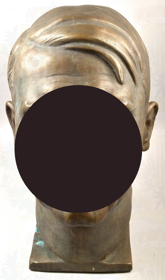 Adolf Hitler bronze bust made by German sculptor Ernst Seger