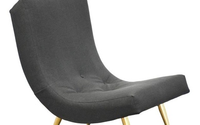 Adrian Pearsall Style Scoop Lounge Chair