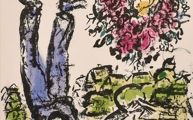 After Chagall, two prints from 'Derriere Le Mirroir'