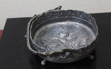 An Ornate Silver Plated Basket