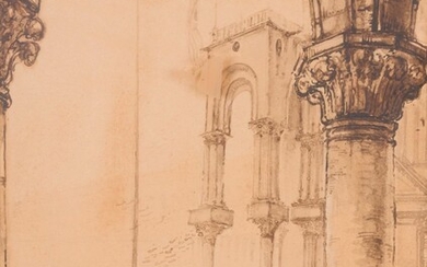 André MAIRE (1898-1984)Venise, la grande placeEncre et lavis d’encreSignée en bas à droite36 x 28...