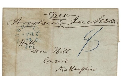 Andrew Jackson Signed Free Frank