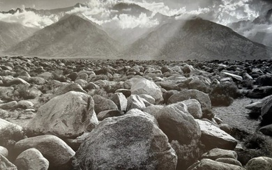 Ansel Adams "Mount Williamson, Sierra Nevada, from Manzanar, 1944" Print