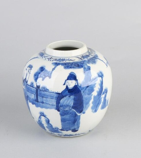 Antique 18th - 19th century Chinese porcelain ginger