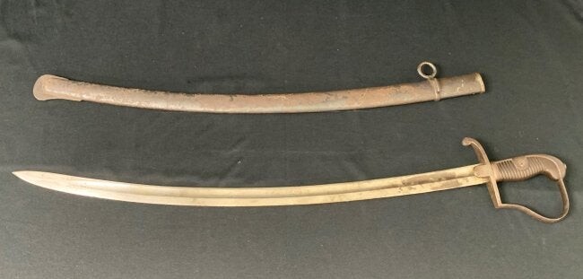Antique Military Saber -Sword - French? Crown Mark