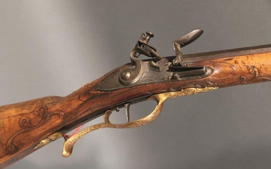 Antique Rifle Prunkbüchse Johan Haetischweiler Karlsbad