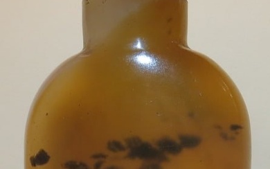Antique Snuff Bottle, Antique Jade (1840s) H:2.4"