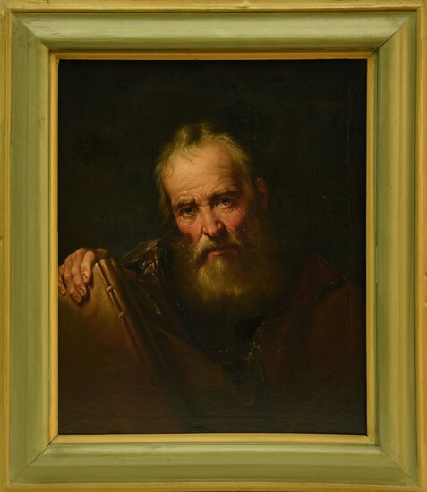 Attribuito a Pietro Bellotti (1627 - 1700) RITRATTO VIRILE olio su tela, cm...