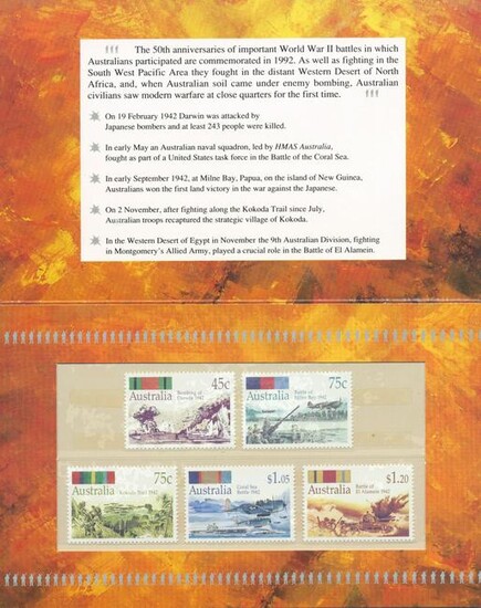 Australian and German Stamp Packs