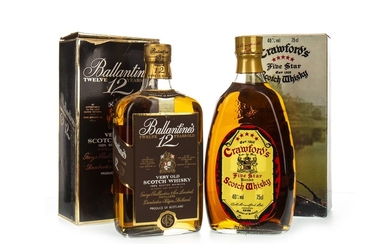 BALLANTINE'S 12 YEARS OLD AND CRAWFORD'S