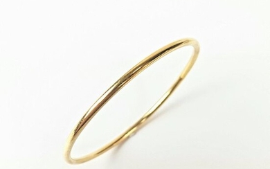 BRACELET gold band 750 ‰, weight 9.7 g - slight bump on the inside