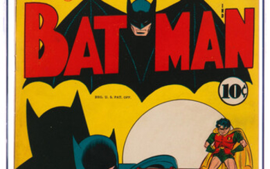 Batman #5 (DC, 1941) CGC VF+ 8.5 Off-white to...