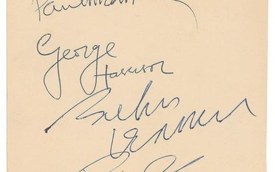 Beatles 1963 Signatures