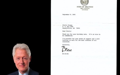 Bill Clinton TLS "It's so nice to be remembered."