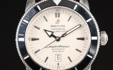 Breitling Superocean Heritage 46 White Steel Automatic Wristwatch