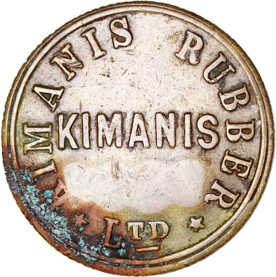 British North Borneo: Kimanis Rubber Ltd, 10 cents, undated, (LaWe-654)