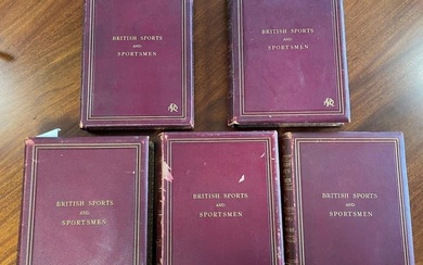 British Sports and Sportsmen, 8 vols., 1908-14, folio, limited editions of 1000 copies, including