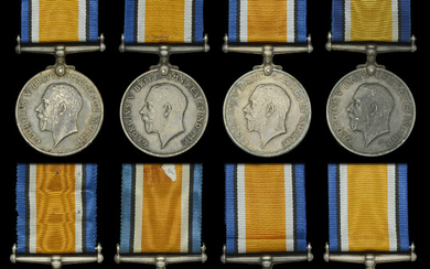British War Medal 1914-20 (9) (Pte. G. Gray. D.S.C.; Cpl. W. A....