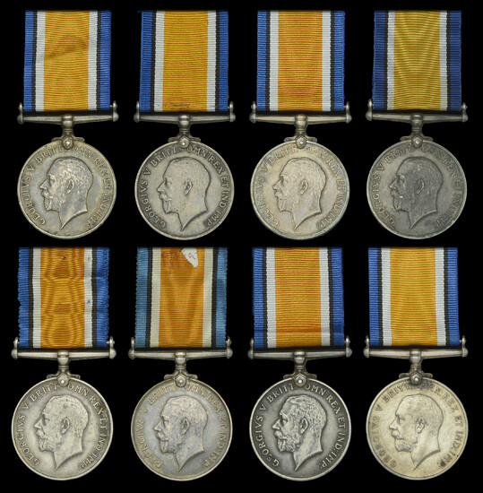 British War Medal 1914-20 (9) (Pte. G. Gray. D.S.C.; Cpl. W. A....