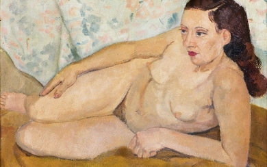 Bruno Beye (Magdeburg 1895 - Magdeburg 1976). Lying Nude.