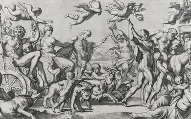 C. CESIUS AFTER ANNIBAL CARRACCI Bacchus in Procession...