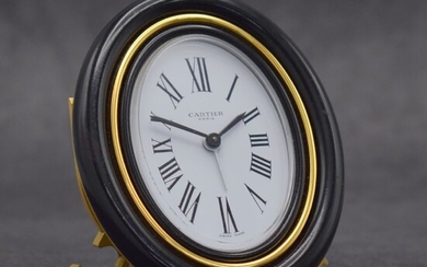 CARTIER Paris table alarm clock, Switzerland around 1980,...