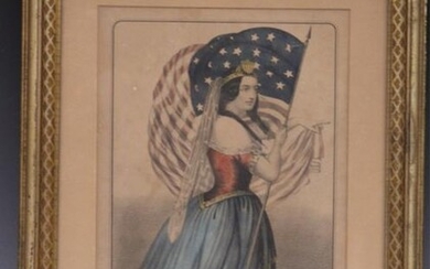 CURRIER & IVES, "THE STAR SPANGLED BANNER"