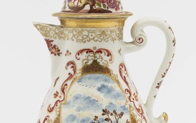 Cafetière - Meissen, vers 1723, peinture attribuée à Johann Georg Mehlhorn le Jeune Porcelaine de...