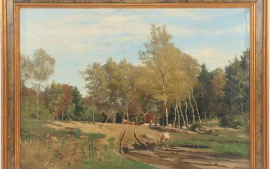 Carl Röder (1852-1922) , View of a forest