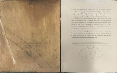 Carmen Eye Copper Plate and Etching (Plate X)