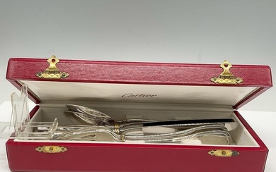 Cartier Sterling Silver Serving Utensils, Set of 6