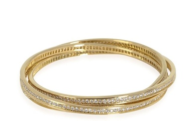 Cartier Trinity Rolling 8/1 Ctw Diamond Bracelet in 18k Yellow Gold