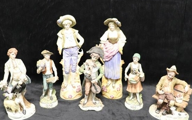Collection of 7 Figures from a European Estate