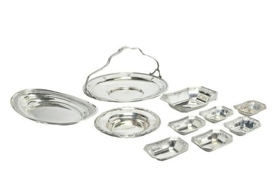 Collection of Sterling Silver Trays Including Gorham.