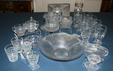 Collection of Vintage Heisey Colorless Glass