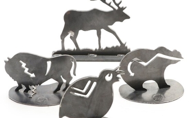 Colorado Iron Works Hand-Cut Metal Animal Silhouettes