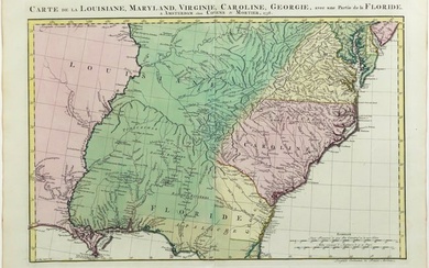 Covens & Mortier Map of the Southeastern United States